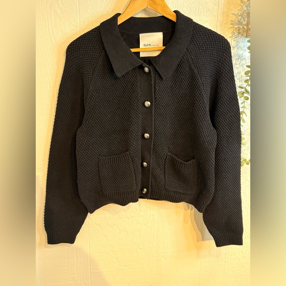 RAGLAN‎ Shirt Jacket NWOT black